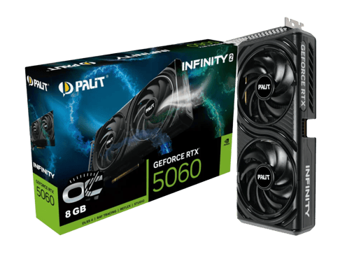 Palit GeForce RTX 5060 Infinity 2 OC 8GB GDDR7 Graphics Card